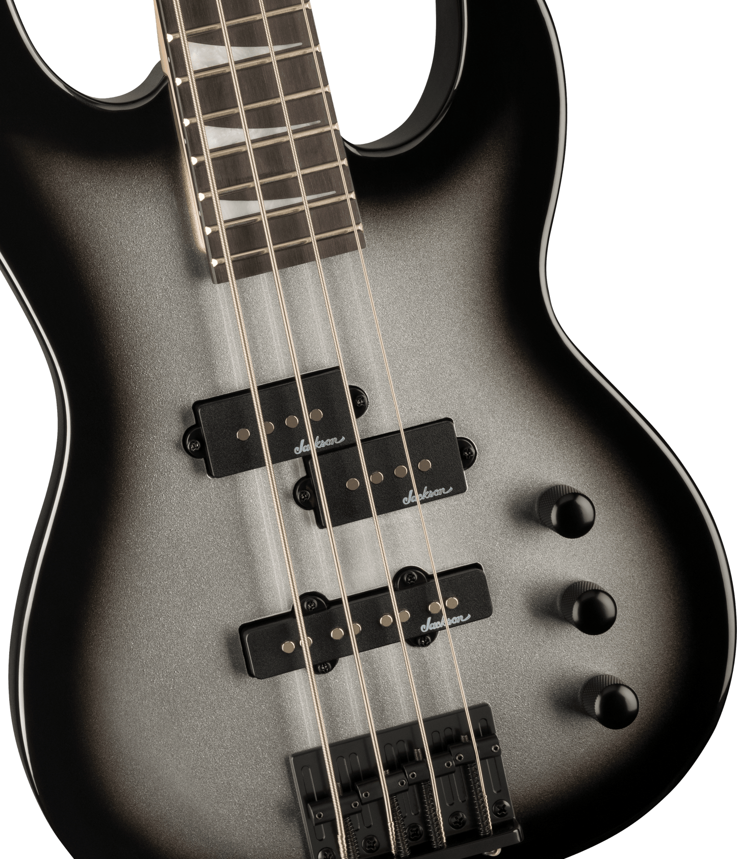 Limited Edition JS Series Concert™ Bass Minion JS1X, Amaranth Fingerboard, Silverburst